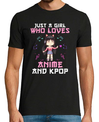 Camiseta solo una chica que ama el anime k pop m - latostadora.com - Modalova