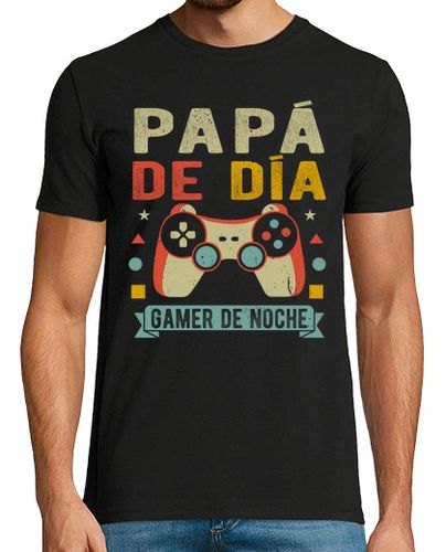 Camiseta Papa De Dia Gamer De Noche laTostadora - latostadora.com - Modalova