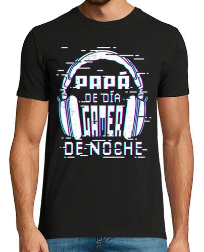 Camiseta Hombre Manga Corta Papa De Dia Gamer De Noche laTostadora - latostadora.com - Modalova