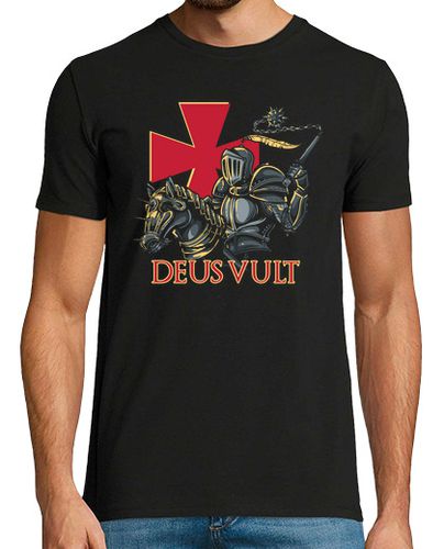 Camiseta caballeros templarios cruzar deus vult medieval santo guerrero cruzado laTostadora - latostadora.com - Modalova