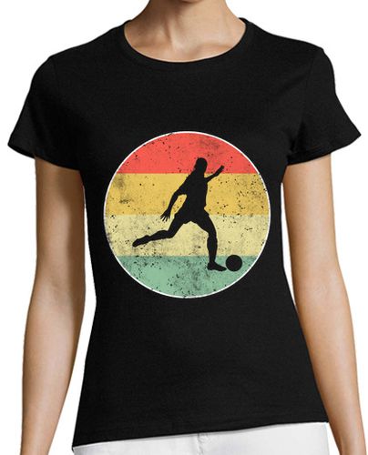 Camiseta mujer futbolista de futbol retro - latostadora.com - Modalova