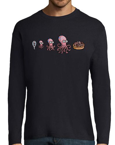 Camiseta Hombre Manga Larga Pulpo a Feira laTostadora - latostadora.com - Modalova