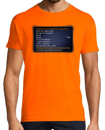 Camiseta Camiseta Legendaria Stats de World of Warcraft - latostadora.com - Modalova