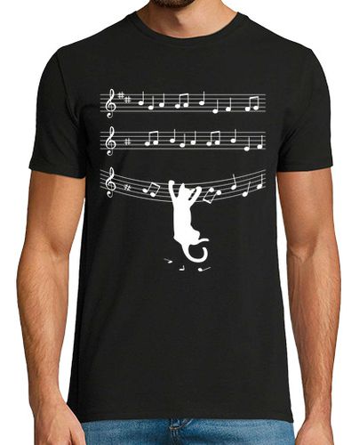 Camiseta Hombre Manga Corta cuando los gatos hacen música laTostadora - latostadora.com - Modalova