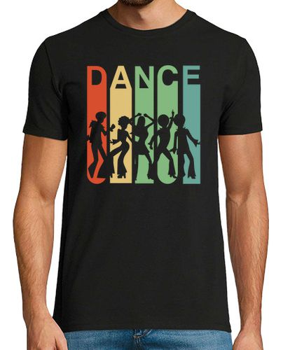 Camiseta regalo de baile retro vintage groovy discoteca regalo de los 70 silueta - latostadora.com - Modalova