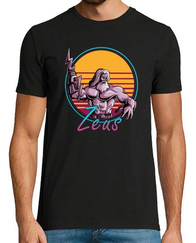 Camiseta retro de los 80 zeus retrowave regalo de la mitología griega - latostadora.com - Modalova