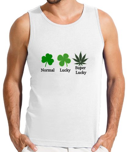 Camiseta normal suerte super suerte cannabis - latostadora.com - Modalova