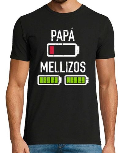 Camiseta Hombre Manga Corta papá batería baja mellizos día del padr laTostadora - latostadora.com - Modalova