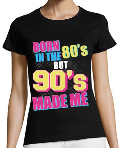 Camiseta Mujer Manga Corta Disfraz de los 90s 90s fashion 90s part laTostadora - latostadora.com - Modalova