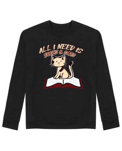 Sudadera Sin Capucha Unisex los gatos escriben libros laTostadora - latostadora.com - Modalova