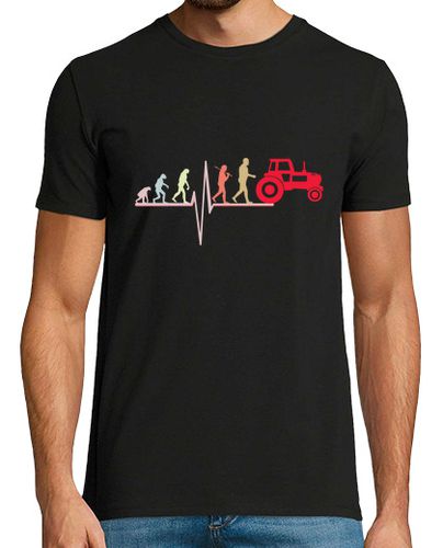 Camiseta Hombre Manga Corta latido del corazón de los agricultores laTostadora - latostadora.com - Modalova