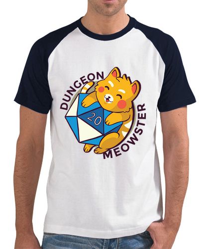 Camiseta mazmorra meowster lindo gato en d20 dad - latostadora.com - Modalova