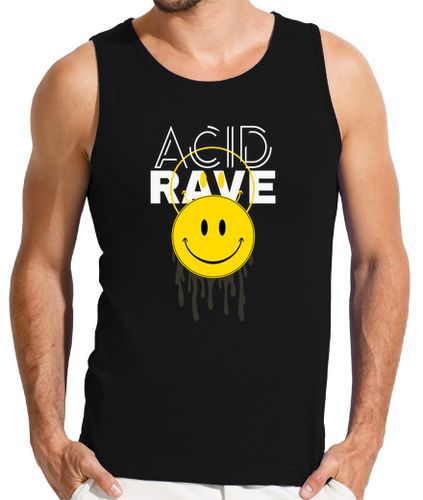Camiseta ácido rave sonrisa cara techno house - latostadora.com - Modalova