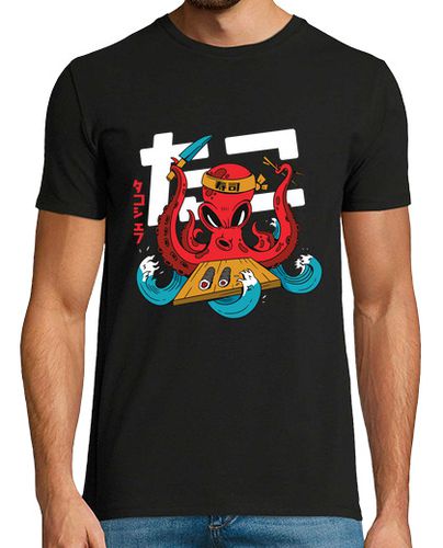 Camiseta chef de sushi de pulpo asiático laTostadora - latostadora.com - Modalova