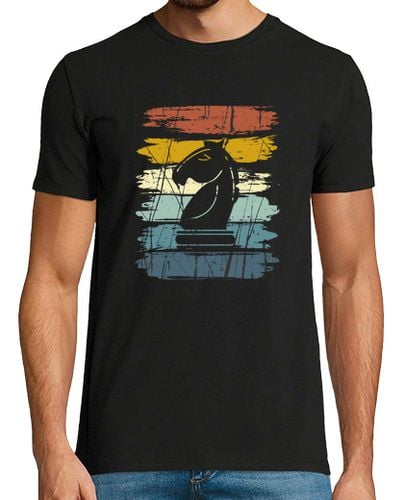 Camiseta Hombre Manga Corta caballo de ajedrez retro laTostadora - latostadora.com - Modalova