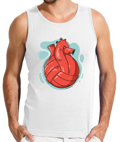 Camiseta Amo el corazón de voleibol - latostadora.com - Modalova
