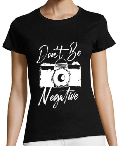 Camiseta mujer No seas gracioso camiseta de cámara neg - latostadora.com - Modalova