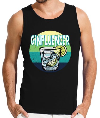 Camiseta Hombre Sin Mangas gin diciendo ginfluencer laTostadora - latostadora.com - Modalova