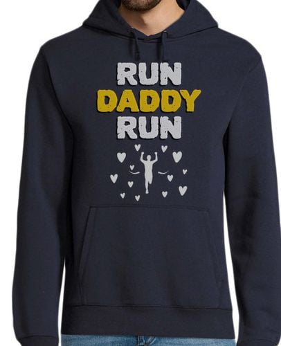 Sudadera Con Capucha Para Hombre corre papá corre regalo del día del pad laTostadora - latostadora.com - Modalova