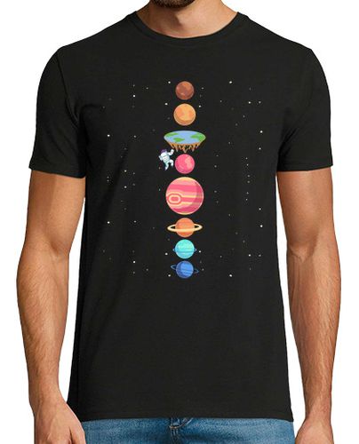 Camiseta astronauta tierra plana espacio exterio - latostadora.com - Modalova