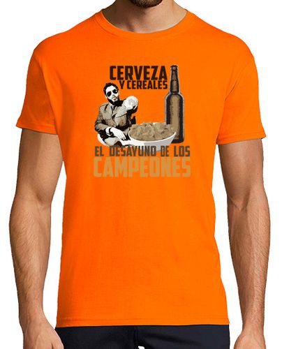 Camiseta Malviviendo- Cerveza y cereales - latostadora.com - Modalova