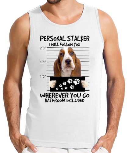 Camiseta Hombre Sin Mangas basset hound laTostadora - latostadora.com - Modalova