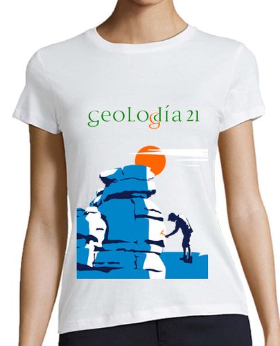 Camiseta Mujer Manga Corta Geolodía 21 laTostadora - latostadora.com - Modalova