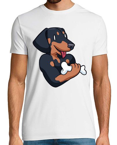 Camiseta bonelifter perro salchicha gimnasio ent - latostadora.com - Modalova
