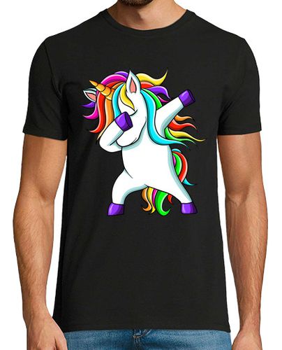 Camiseta divertido lindo arco iris dabbing unico - latostadora.com - Modalova