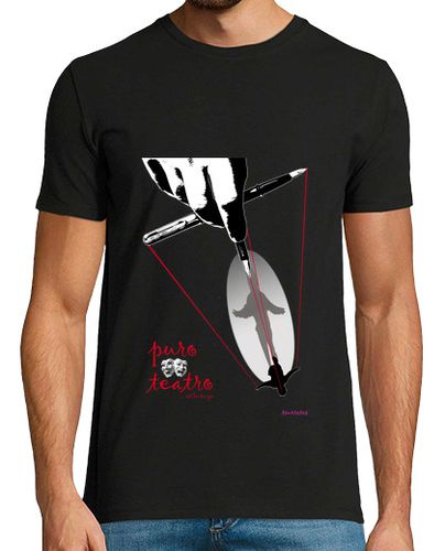 Camiseta puro teatro, solo para tejidos oscuros - latostadora.com - Modalova