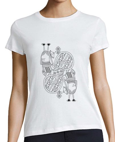 Camiseta mujer Camiseta Reina de corazones - latostadora.com - Modalova