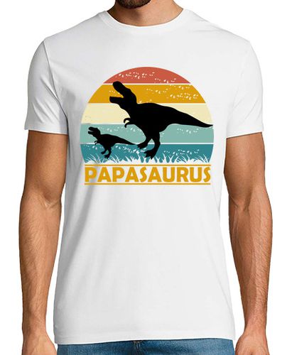Camiseta Papa dinosaurio Rex retro - latostadora.com - Modalova