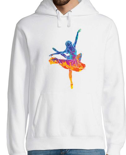 Sudadera Con Capucha Para Hombre bailarina de ballet acuarela laTostadora - latostadora.com - Modalova