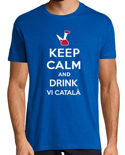 Camiseta Keep Calm and drink vi català - latostadora.com - Modalova