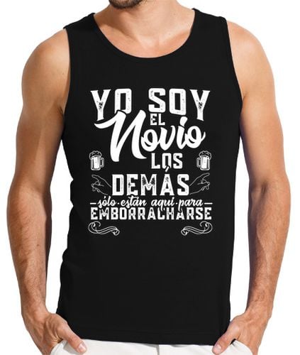 Camiseta Hombre Sin Mangas yo soy el novio los otros son solo laTostadora - latostadora.com - Modalova