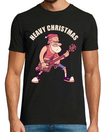 Camiseta heavy christmas rock santa laTostadora - latostadora.com - Modalova