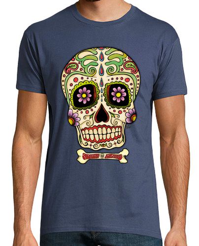 Camiseta Hombre Manga Corta Calavera Mexicana !!! laTostadora - latostadora.com - Modalova