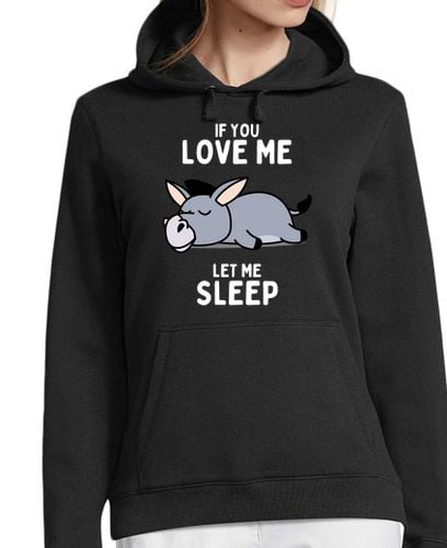 Sudadera Con Capucha Para Mujer regalo divertido burro durmiendo laTostadora - latostadora.com - Modalova