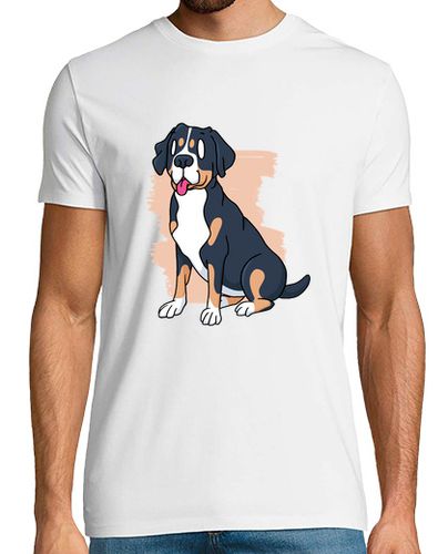 Camiseta Hombre Manga Corta perro de montaña suizo laTostadora - latostadora.com - Modalova