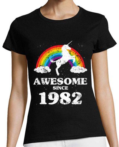 Camiseta mujer vintage 1982 cumpleaños cumpleaños - latostadora.com - Modalova
