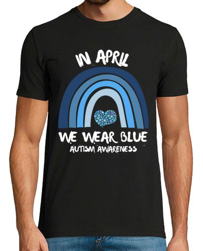 Camiseta en abril usamos conciencia azul sobre e - latostadora.com - Modalova