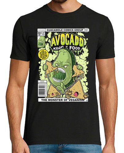 Camiseta Avocado King of the Food - latostadora.com - Modalova