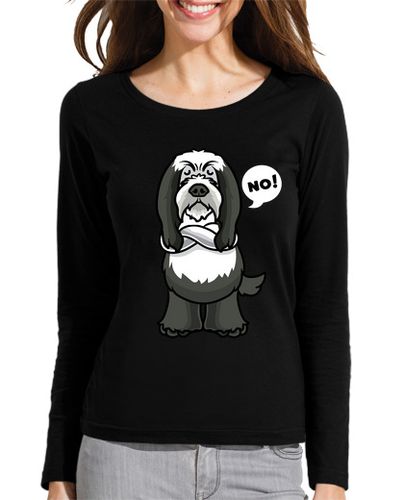 Camiseta mujer regalo divertido del perro collie barbu - latostadora.com - Modalova