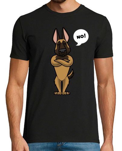 Camiseta Hombre Manga Corta obstinado perro malinois pastor belga laTostadora - latostadora.com - Modalova