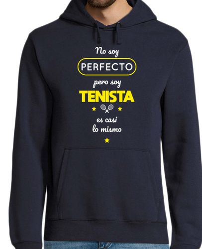 Sudadera Con Capucha Para Hombre No soy perfecto pero soy tenista laTostadora - latostadora.com - Modalova