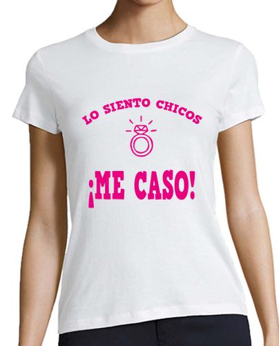 Camiseta mujer Lo siento chicos, me caso - latostadora.com - Modalova