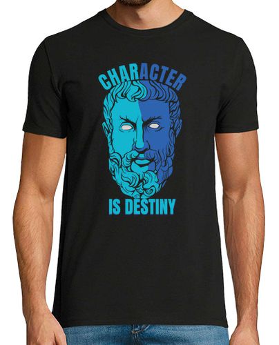 Camiseta Hombre Manga Corta cita de personaje de Heráclito laTostadora - latostadora.com - Modalova