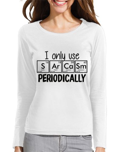 Camiseta mujer solo uso el sarcasmo periódicamente - latostadora.com - Modalova