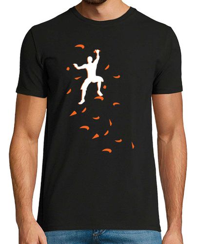 Camiseta Hombre Manga Corta pared de escalada deportiva boulder bou laTostadora - latostadora.com - Modalova