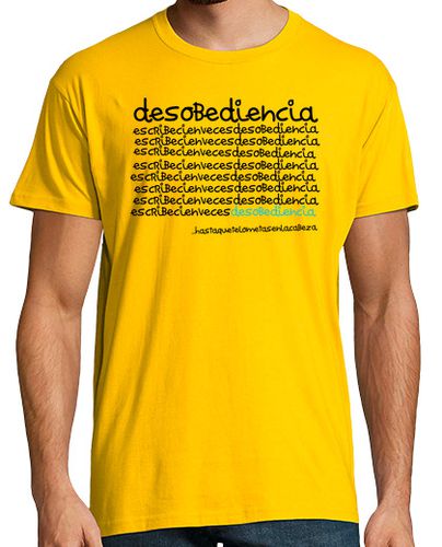 Camiseta Desobediencia tinta negra - latostadora.com - Modalova